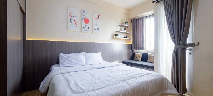 红色生活公寓河景住宅-SB房间马哈卡姆塔-含Netflix(RedLiving Apartemen Riverview Residence - SB Room Tower Mahakam with Netflix)图片