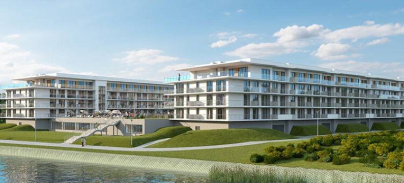 迪兹诺夫河边和海滩边的公寓(Apartment with Swimming Pool, Sauna)图片