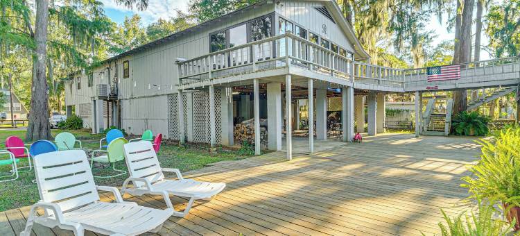 卡纳克湖畔之家：甲板、烧烤架和火坑(Lakefront Home: Deck, Grills & Fire Pit in Karnack)图片