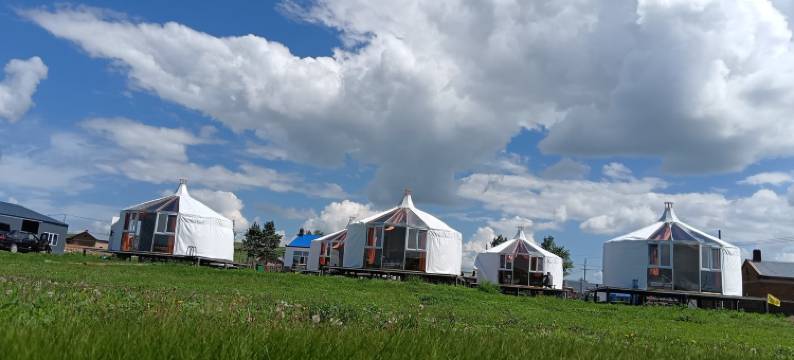 呼伦贝尔陈巴尔虎旗哈达图九队巴音布鲁克农牧营地图片