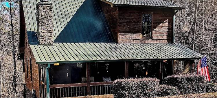 蓝岭山脉宁静小屋-带门禁, WiFi, 热水浴缸, 火坑, 游戏室(Peaceful Blue Ridge Mtn Cabin-Gated, WiFi, Hot Tub, Fire Pit, Game Room)图片