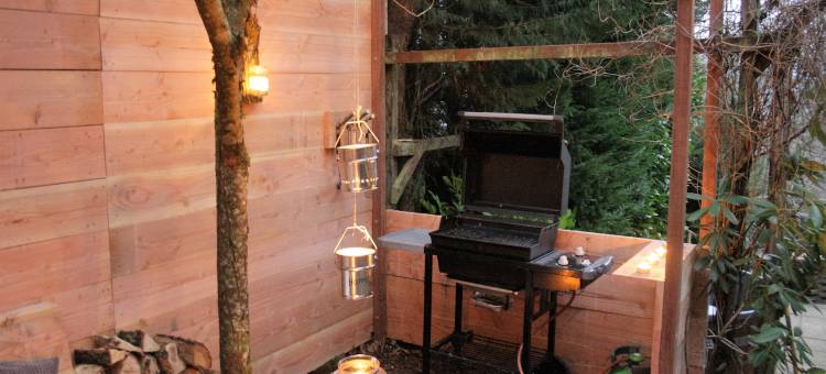 Poolside Bliss Near Lake图片