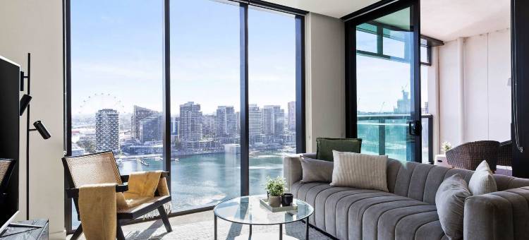 墨尔本滨海港区海港景观两卧室漫威体育场公寓(Harbour View 2BR Docklands Apt Near Marvel Stadium)图片