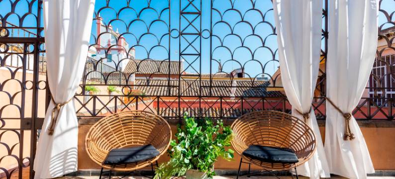 Spectacular 3BD duplex in heart of Seville. San Isidoro Terrace图片