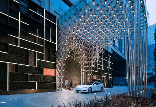 成都领地希尔顿嘉悦里酒店外景图