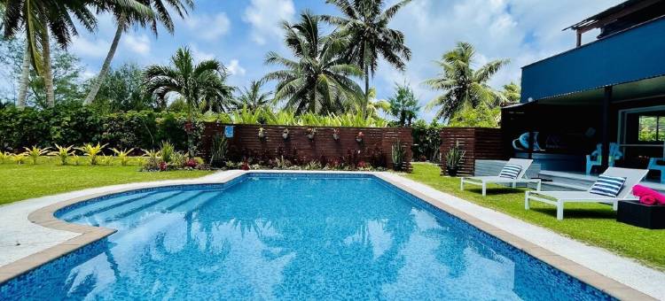 Taakoka Muri Beach Villa - beach front, paddle boards, kayaks, pool, free WIFI !图片