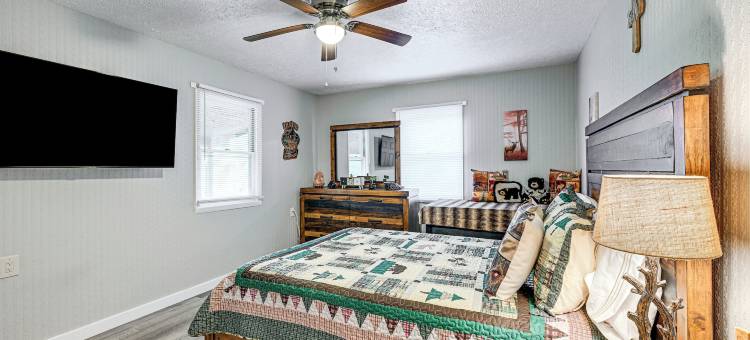 塔卡西吉河畔小屋，带山景！(Riverfront Cabin w/ Mtn Views in Tuckasegee!)图片