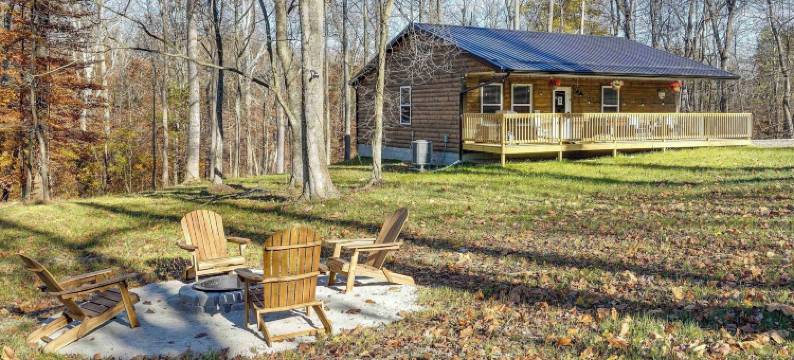 宁静的洛根度假屋，带热水浴缸和观星穹顶(Serene Logan Retreat w/ Hot Tub & Stargazing Dome)图片