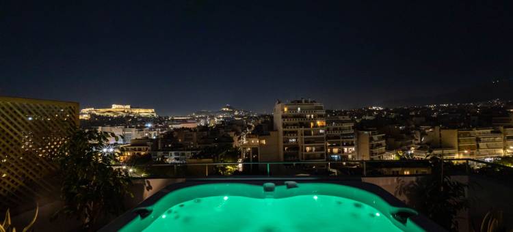 雅典卫城天空隐居处带按摩浴缸三卧室复式(Acropolis Sky Retreat Jacuzzi 3Br Maisonette)图片