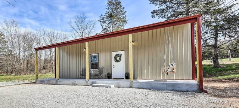 尤里卡泉区家园 w/ 阳台，烧烤炉！(Eureka Springs Area Home w/ Porch, Grill!)图片