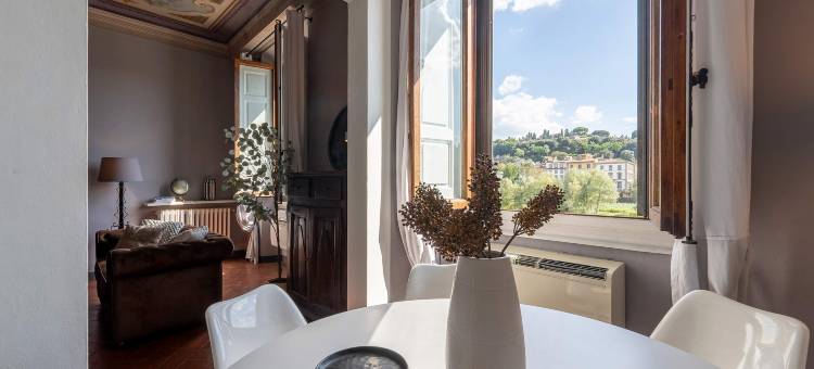 Luxury river view apartment. Biblioteca Nazionale图片