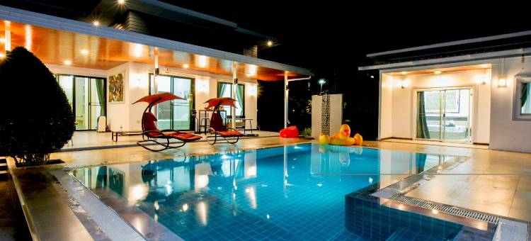 位于汇拉的4卧室别墅-500平方米|带4个独立浴室(Hill Side Pool Villa Buriram)图片