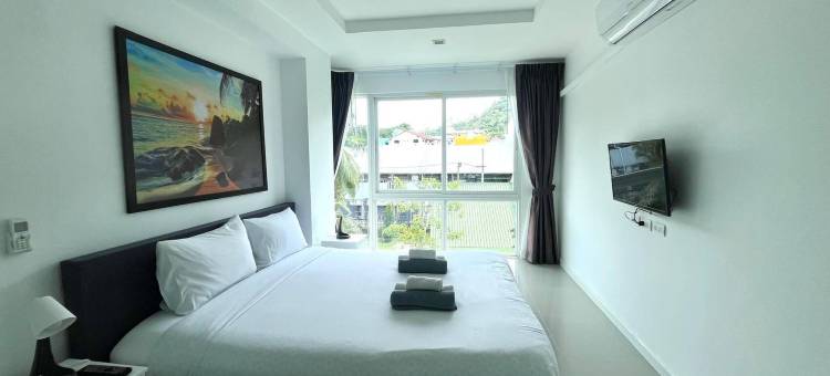 6-17 - 两卧室公寓带阳台和共享泳池(6-17 2bedrooms 2baths 1 Km Walking To Patong Beach)图片