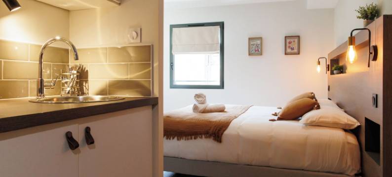 勒科罗特公寓酒店 - 自助入住(Appart'hôtel le Corot - Accès Autonome - Saint-Junien Centre)图片