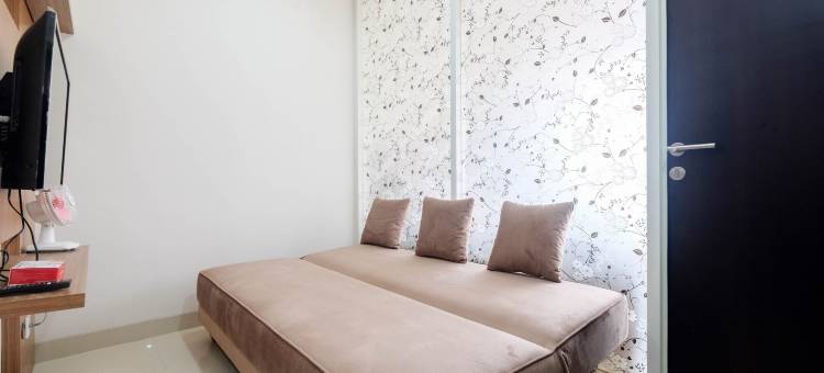 在Atlanta Residences的温暖如家的1卧室公寓，由Travelio提供(Warm and Homey 1Br Apartment at Atlanta Residences by Travelio)图片