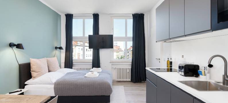 明亮的希尔德海姆昂古莱姆广场公寓(Bright Hildesheim Angoulemeplatz)图片