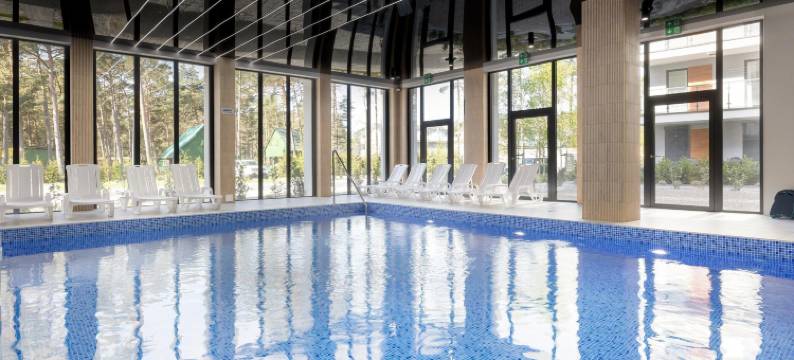 舒适公寓，全年开放的泳池(Apartment in Pobierowo Near Baltic Sea)图片