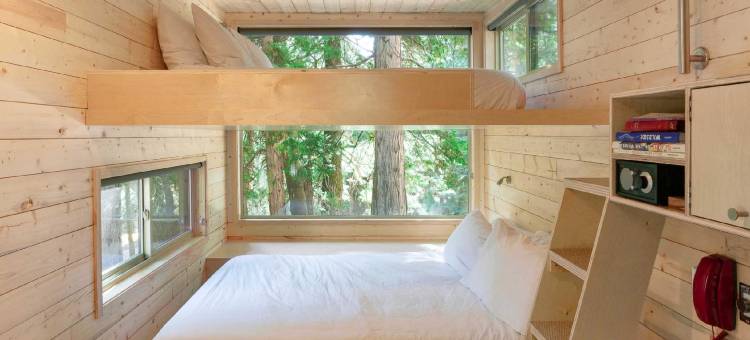 斯塔夫德岩的明信片小屋，万豪旅享家户外系列(Postcard Cabins Starved Rock)图片