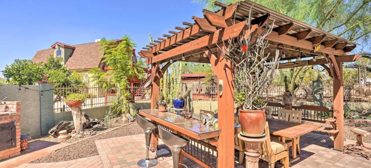 梦幻沙漠工作室附阳台+游泳池通道！(Dreamy Desert Studio w/ Deck + Pool Access!)图片