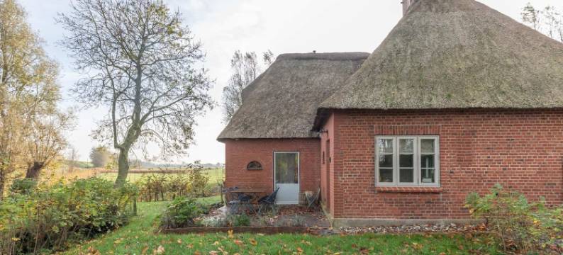 带瓷砖炉的茅草屋度假屋(Reetgedecktes Ferienhaus Mit Kachelofen)图片