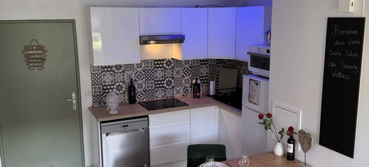 伊甸园套房水疗中心，健康公寓酒店，庭院(Suite Eden Spa, Appart’hôtel Bien être , Patio)图片