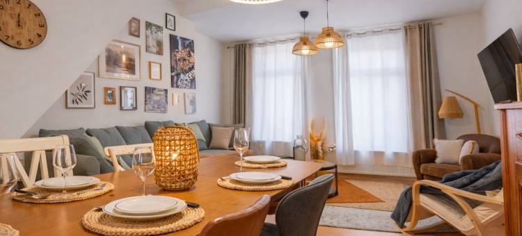 Apart'Moment EN GROUPE - 波希米亚别致(Le Bohemian Chic - 4 Chambres en Hypercentre de Saint-Omer, idéal Pour les Groupes)图片