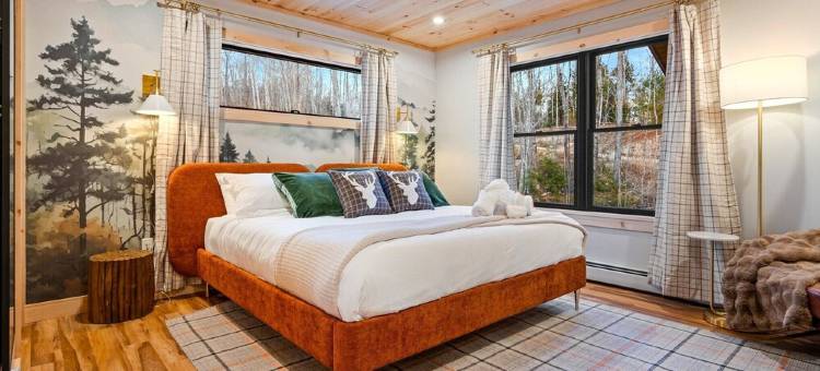 New Chalet: 8 mi to Sunday River+Pano Views+Hottub+Sauna+Dogok图片