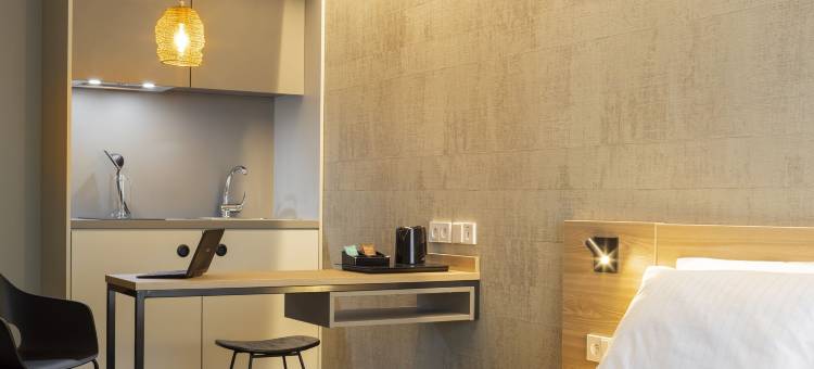库尔布瓦勒地方士 37 号旅馆(Aparthotel 37 Lodge Courbevoie Paris La Défense)图片