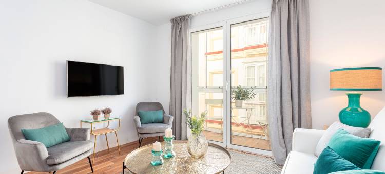 Nice 3 BD apartment with terrace in Cadiz center. San Antonio II图片
