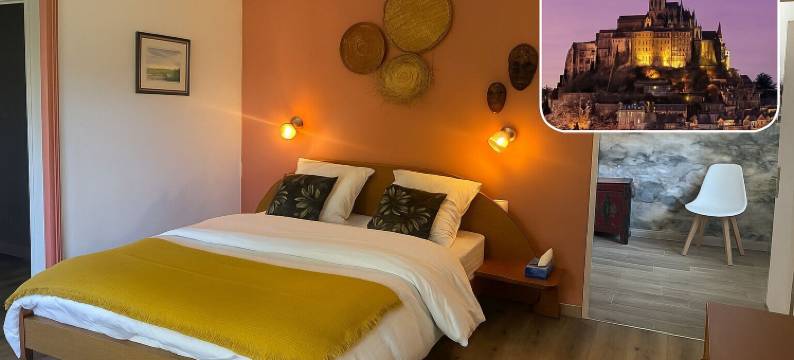 拉佩鲁什庄园(Domaine la Perruche Parenthèse poétique Vue Mont-Saint-Michel & Petit-déjeuner Festin)图片