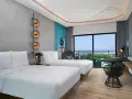 高層海景豪華兩張雙人床房（帶陽台）
