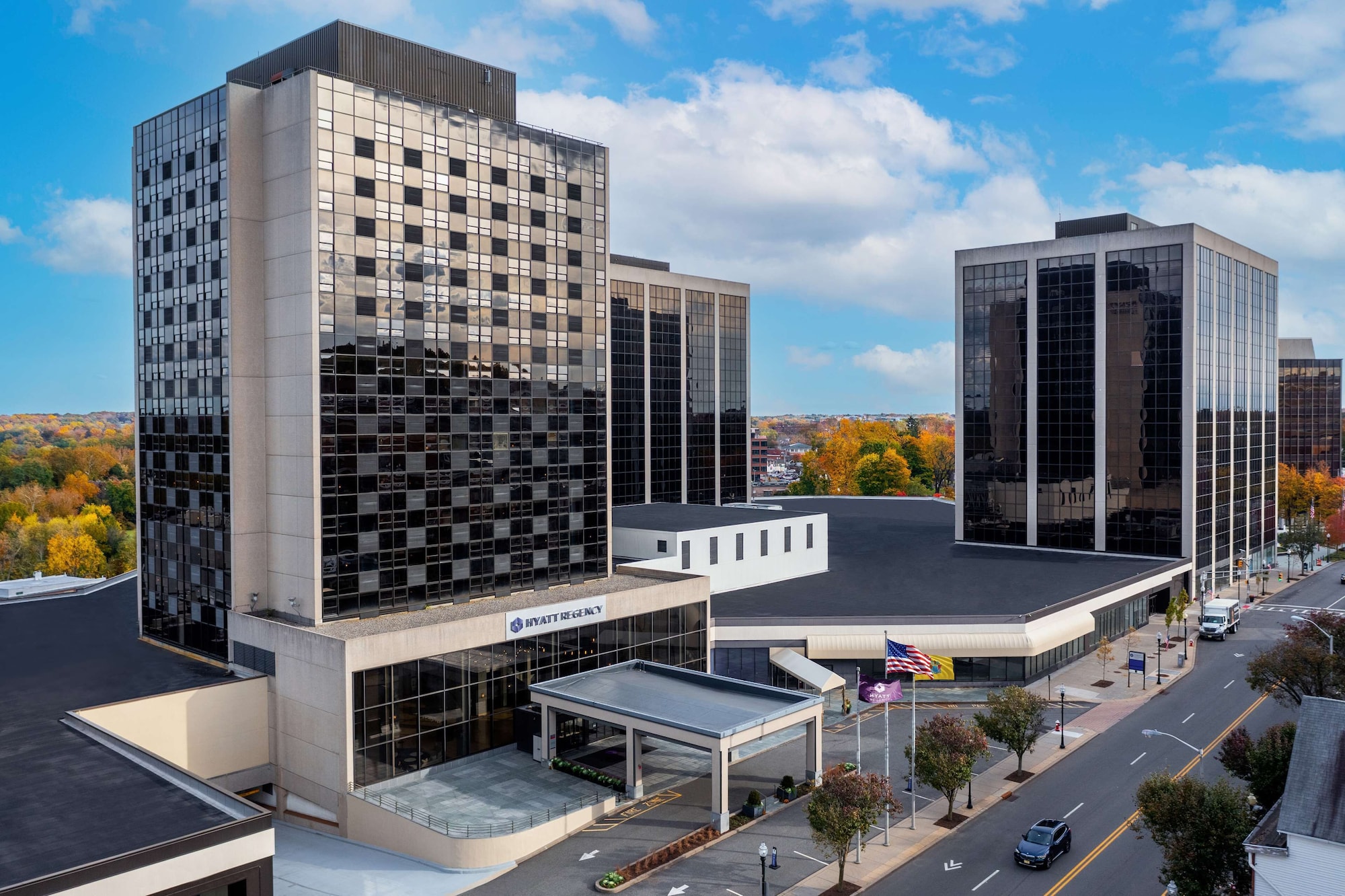 Hyatt Regency Morristown New Jersey at Hqs Plaza Over view