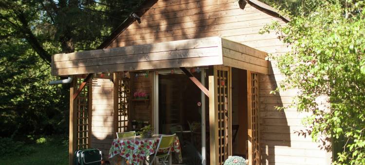 Cozy chalet with garden and pond view图片
