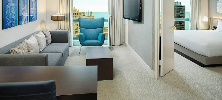 芝加哥壮丽大道希尔顿套房酒店(Hilton Chicago Magnificent Mile Suites)图片