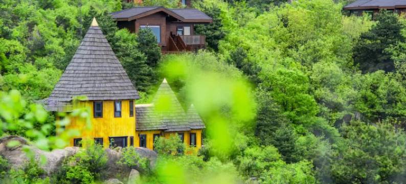 云峰山童话树屋图片