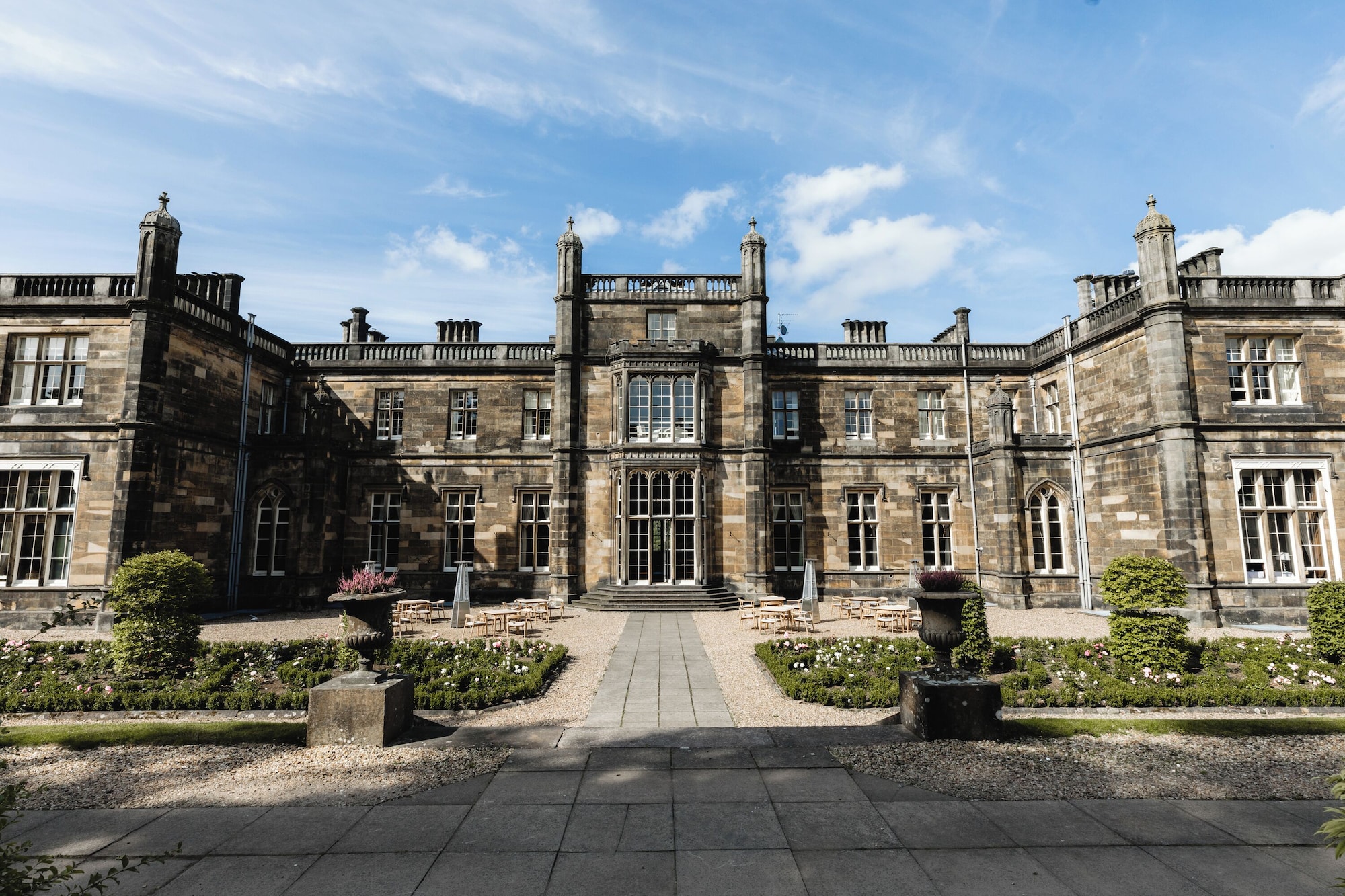 JA Mar Hall Scotland Over view