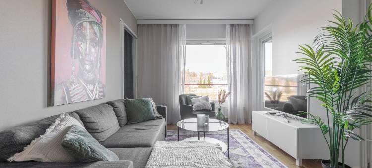 家一般的一卧室公寓，带桑拿和停车位(Homelike 1BR Apt. with Sauna & Parking)图片