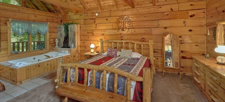 大雾山适合探索的情侣浪漫豪华露营小屋(Romantic Glamping Cabin for Couples, Perfect to Explore The Great Smoky Mountains)图片