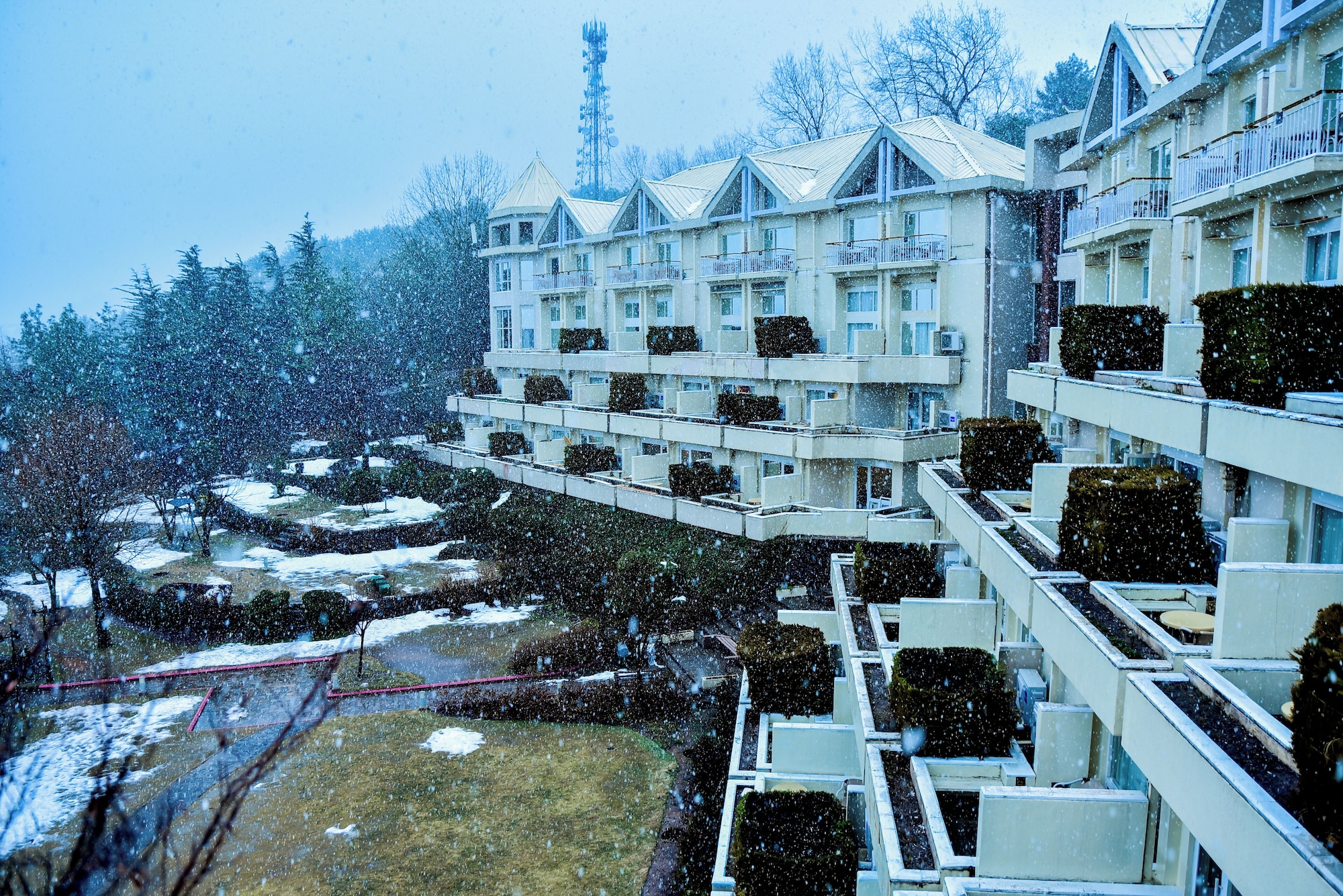 Pearl Continental Hotel, BhurbanOver view