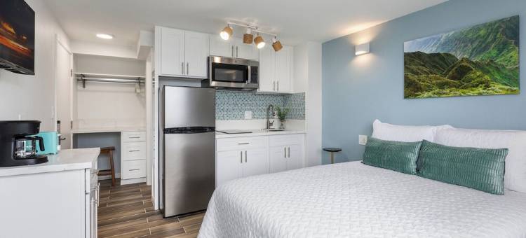 威基基高层已翻新公寓(Remodeled High Floor Waikiki Studio)图片