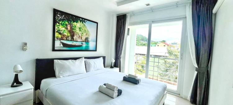 6-17 - 两卧室公寓带阳台和共享泳池(6-17 2bedrooms 2baths 1 Km Walking To Patong Beach)图片