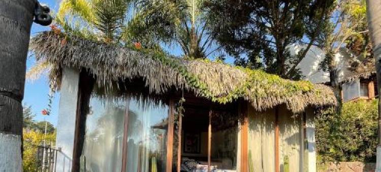 Jardín Quinta Las Fuentes Cabañas, Valsequillo. Puebla图片