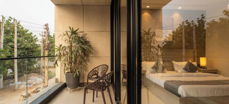 高尔夫球场附近的旅客豪华酒店(The Lodgers Luxury Hotel Near Golf Course Road Gurgaon)图片