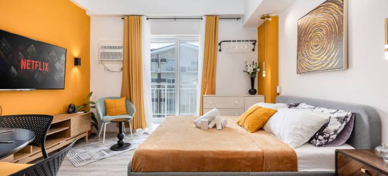 Stylish Condo 3-minutes to Airport, Poolview at Amani Grand Resort Residences图片
