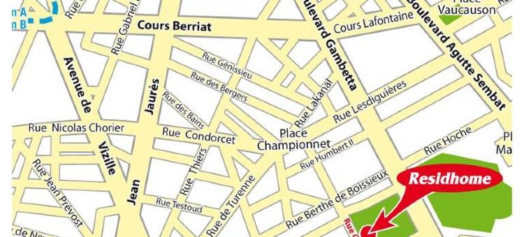 格勒诺布尔卡协德杜本酒店(Residhome Grenoble Caserne de Bonne)图片