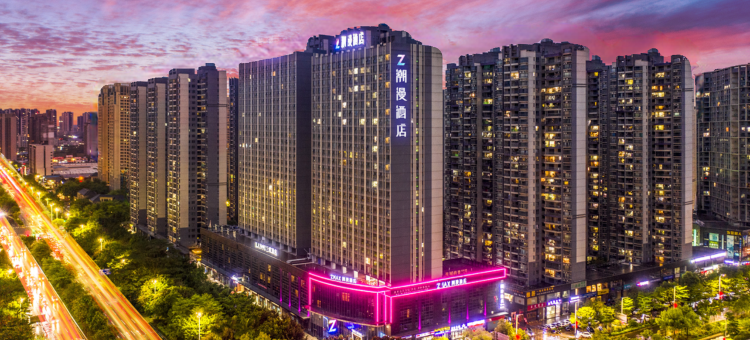 潮漫酒店(清远顺盈时代广场清城站店)图片