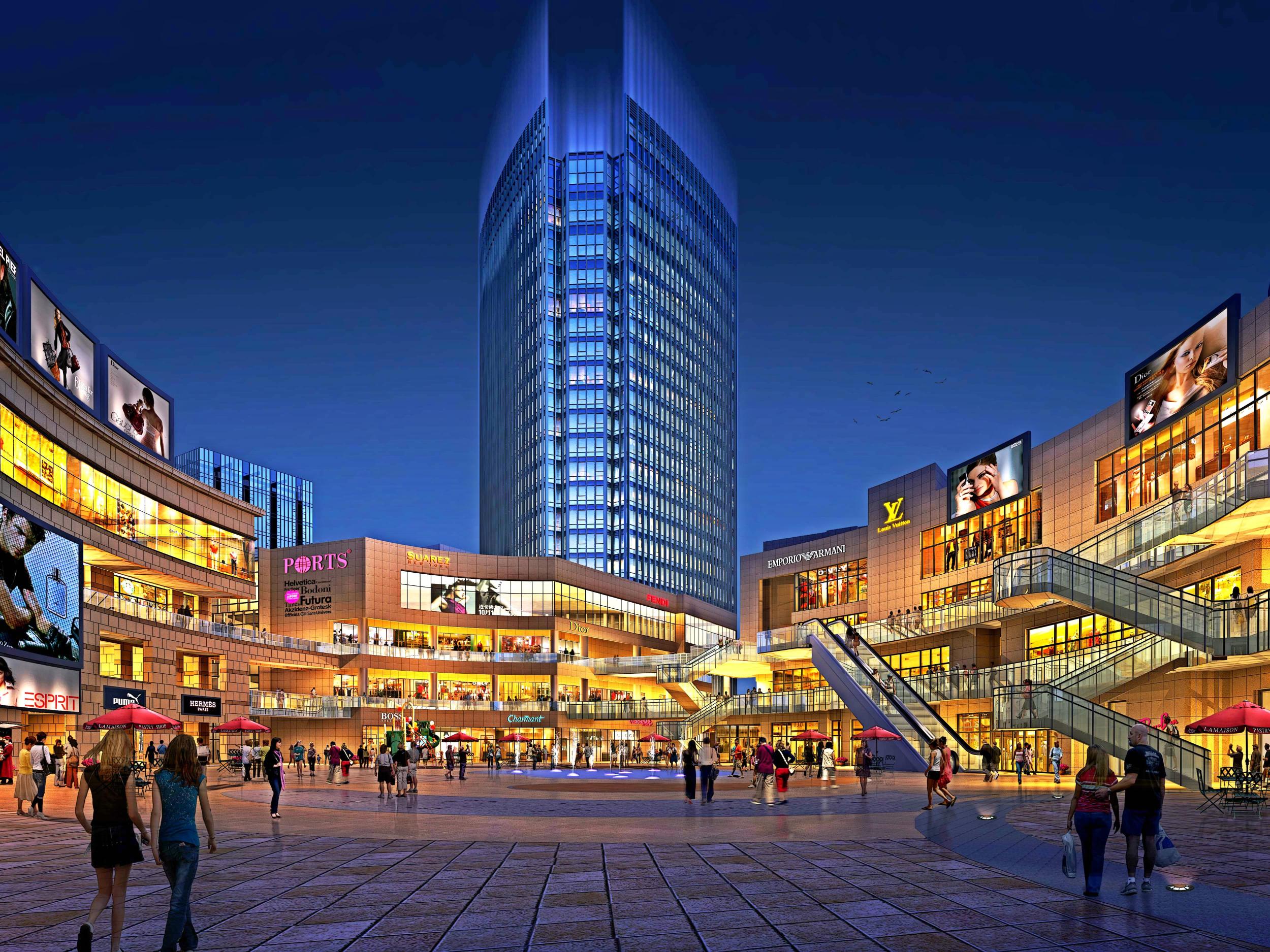 Grand New Century Hotel FuyangOver view