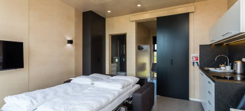 格林达维克港景小屋(Harbour View Cottages Grindavik)图片