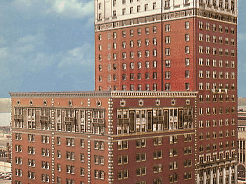 底特律市中心希尔顿逸林套房酒店-福特谢尔比