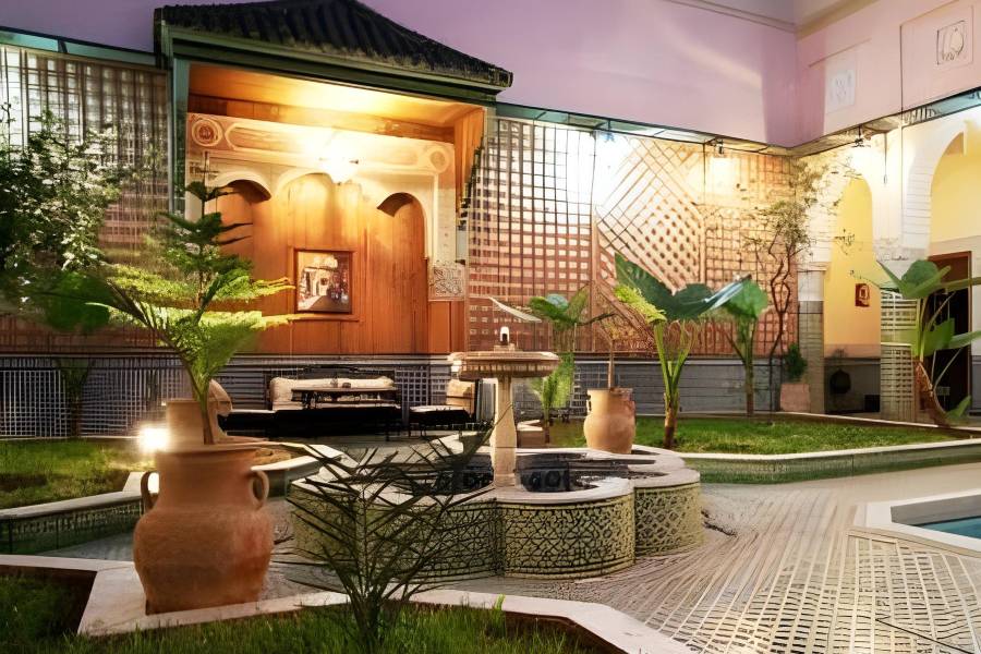 瑤烏哈拉摩洛哥傳統庭院住宅